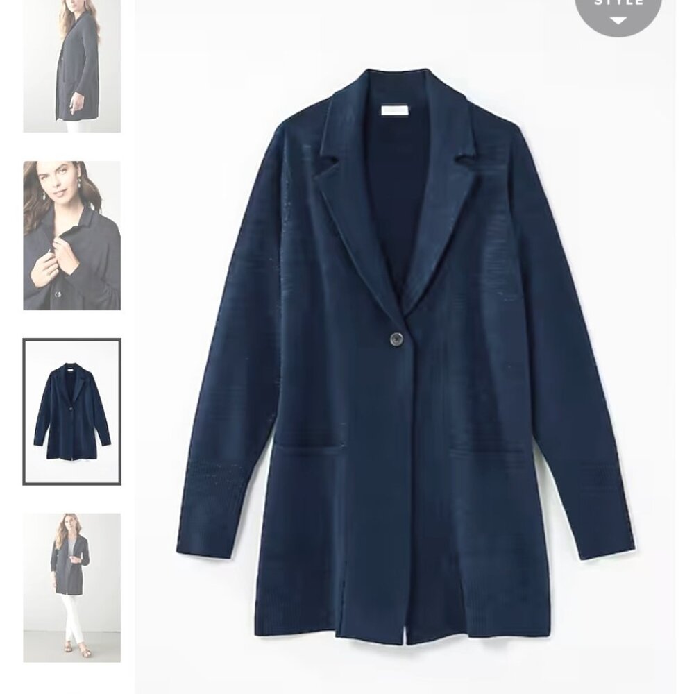 LAST CHACE SALE 
J.Jill Textured Sweater-Jacket Small